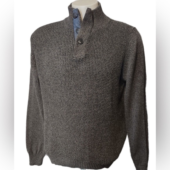 Original Vintage Weatherproof Men’s Pullover Sweater Dark Brown - Picture 6 of 6